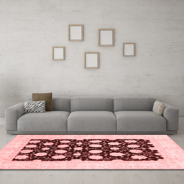 Traditional Red Washable Rugs