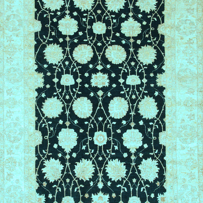 Oriental Light Blue Traditional Rug, abs789lblu