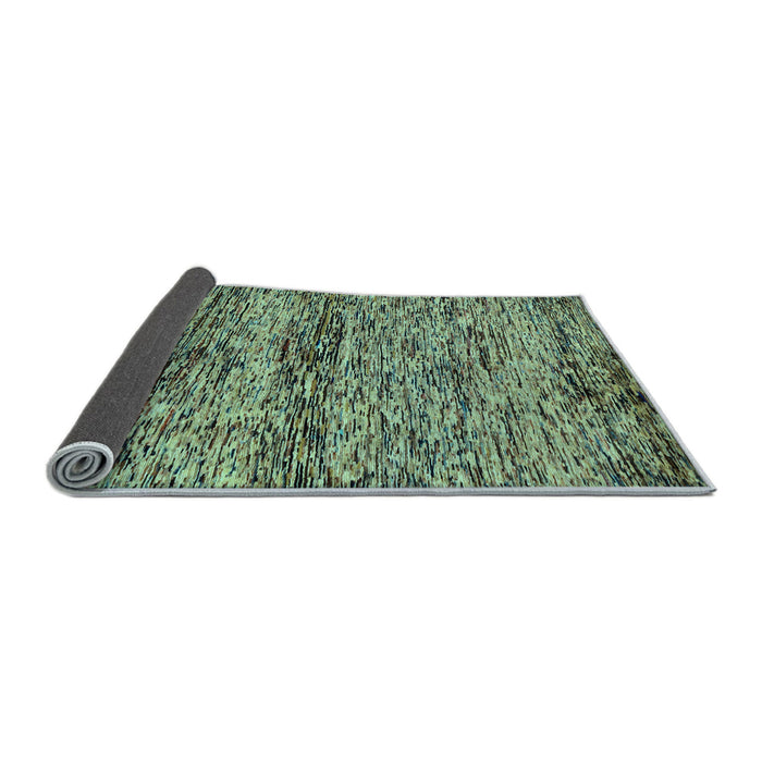 Sideview of Abstract Light Blue Modern Rug, abs78lblu