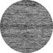 Round Machine Washable Abstract Gray Modern Rug, wshabs78gry