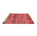 Modern Red Washable Rugs