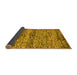 Sideview of Abstract Yellow Modern Rug, abs78yw