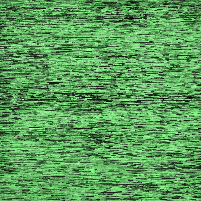 Square Abstract Emerald Green Modern Rug, abs78emgrn