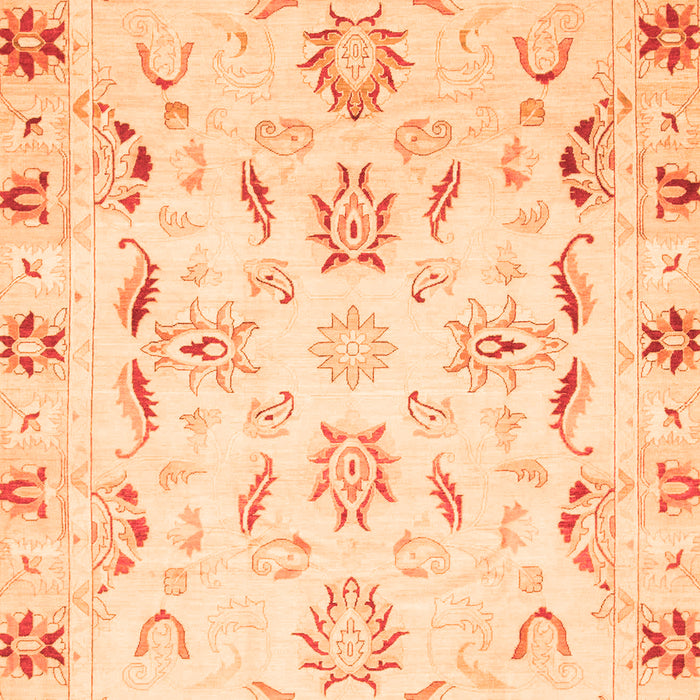 Oriental Orange Traditional Rug, abs790org