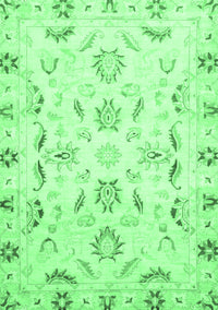 Oriental Emerald Green Traditional Rug, abs790emgrn