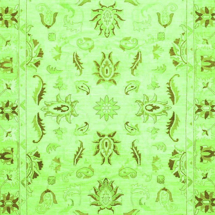 Oriental Green Traditional Rug, abs790grn