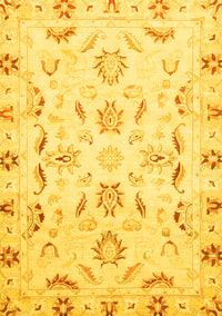 Oriental Yellow Traditional Rug, abs790yw