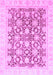 Machine Washable Oriental Purple Traditional Area Rugs, wshabs791pur