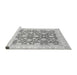 Sideview of Machine Washable Oriental Gray Traditional Rug, wshabs791gry