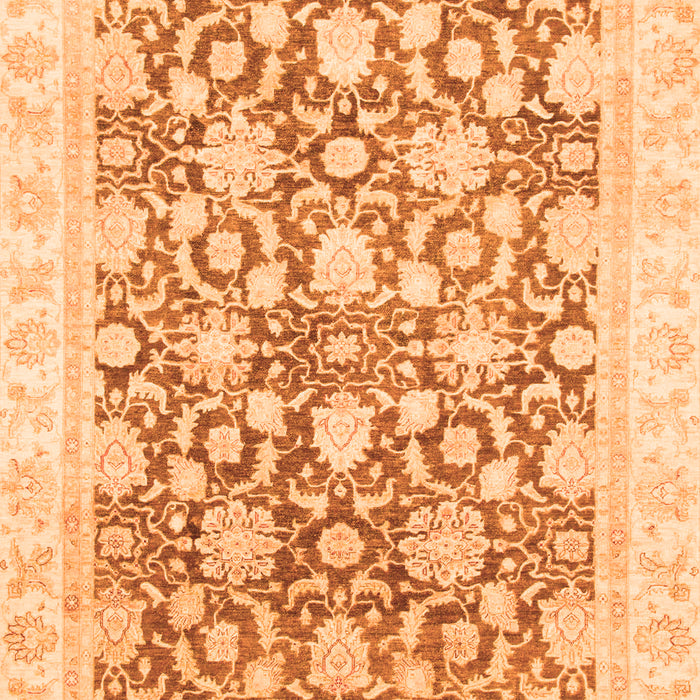 Oriental Orange Traditional Rug, abs791org