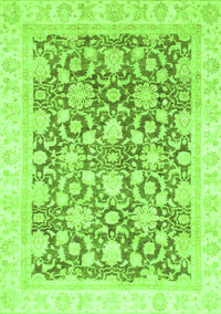 Oriental Green Traditional Rug, abs791grn