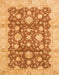 Abstract Orange Oriental Rug, abs792