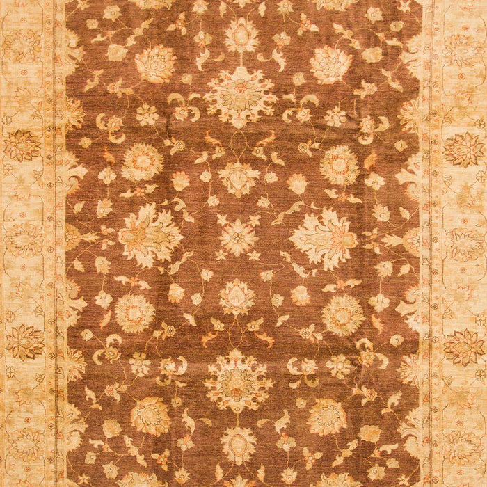 Machine Washable Abstract Orange Rug, wshabs792