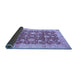 Sideview of Oriental Blue Traditional Rug, abs792blu