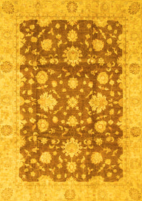 Oriental Yellow Traditional Rug, abs792yw