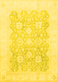 Oriental Yellow Traditional Rug, abs793yw