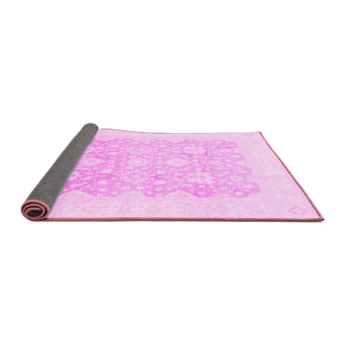 Sideview of Oriental Pink Traditional Rug, abs793pnk