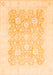 Oriental Orange Traditional Rug, abs793org