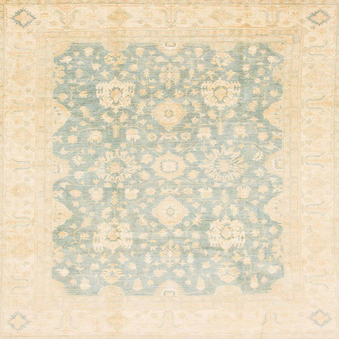 Square Machine Washable Abstract Gold Rug, wshabs793