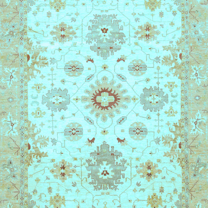 Oriental Light Blue Traditional Rug, abs794lblu