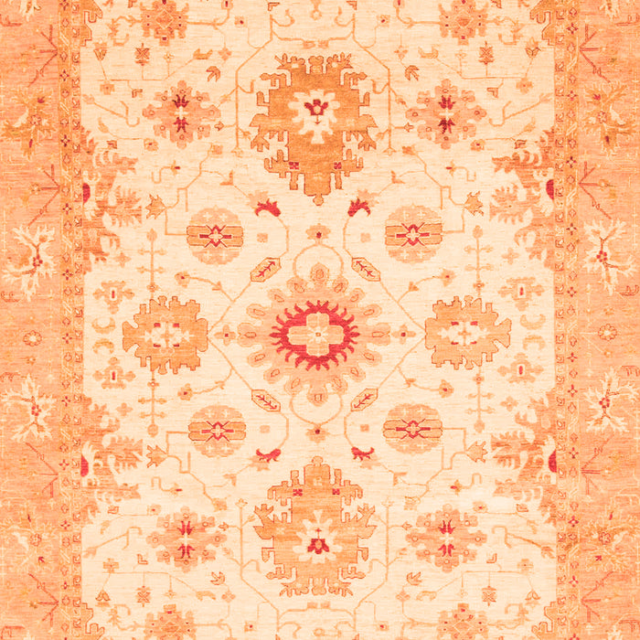 Oriental Orange Traditional Rug, abs794org