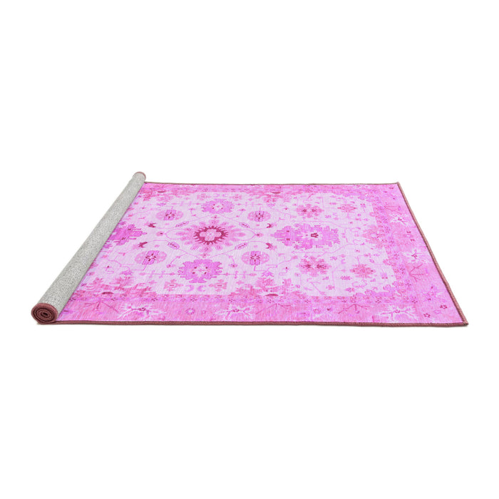 Sideview of Machine Washable Oriental Purple Traditional Area Rugs, wshabs794pur