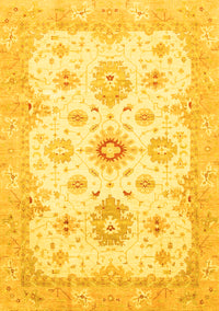 Oriental Yellow Traditional Rug, abs794yw