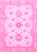 Oriental Pink Traditional Rug, abs794pnk