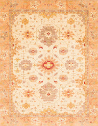 Machine Washable Abstract Sun Yellow Rug, wshabs794