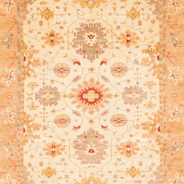 Machine Washable Abstract Sun Yellow Rug, wshabs794