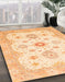 Machine Washable Abstract Sun Yellow Rug in a Family Room, wshabs794