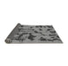 Sideview of Abstract Gray Modern Rug, abs795gry