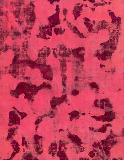 Abstract Raspberry Red Modern Rug, abs795
