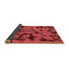 Sideview of Abstract Brown Modern Rug, abs795brn