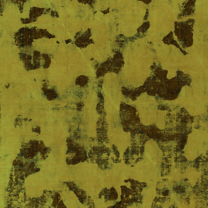 Machine Washable Abstract Green Modern Area Rugs, wshabs795grn