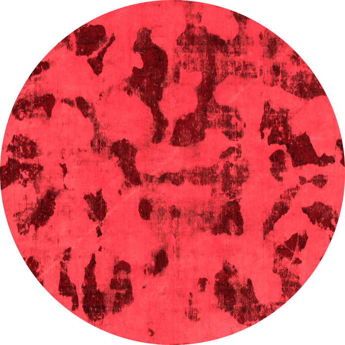Machine Washable Abstract Red Modern Rug, wshabs795red