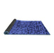 Sideview of Persian Blue Bohemian Rug, abs796blu