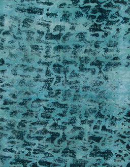 Abstract Teal Green Persian Rug, abs796