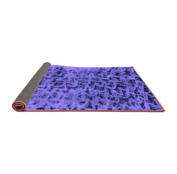 Sideview of Persian Purple Bohemian Rug, abs796pur