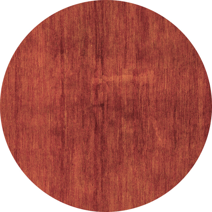 Round Abstract Brown Modern Rug, abs797brn