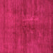 Square Machine Washable Abstract Pink Modern Rug, wshabs797pnk