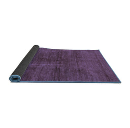 Sideview of Abstract Blue Modern Rug, abs797blu