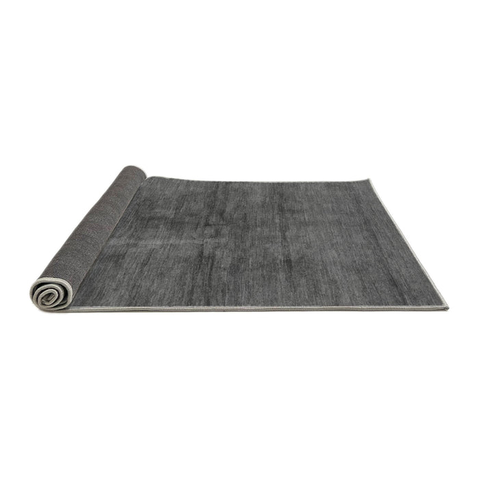 Sideview of Abstract Gray Modern Rug, abs797gry