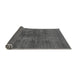 Sideview of Abstract Gray Modern Rug, abs797gry