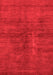 Abstract Red Modern Area Rugs