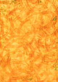 Abstract Yellow Modern Rug, abs798yw