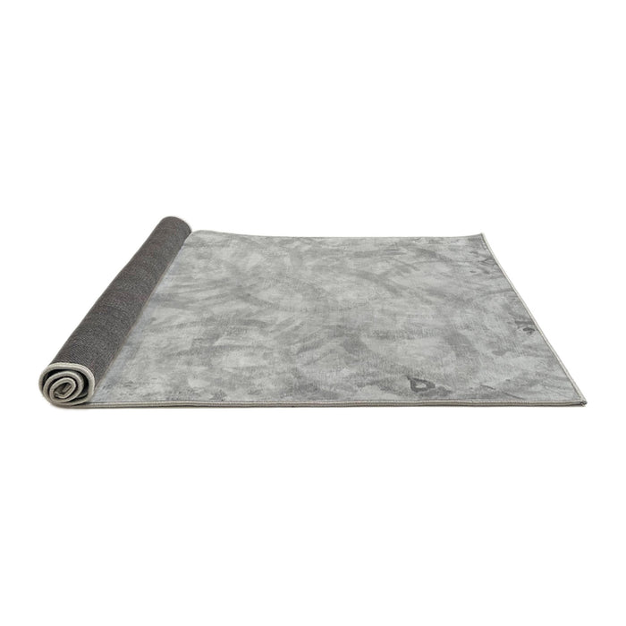 Sideview of Abstract Gray Modern Rug, abs798gry