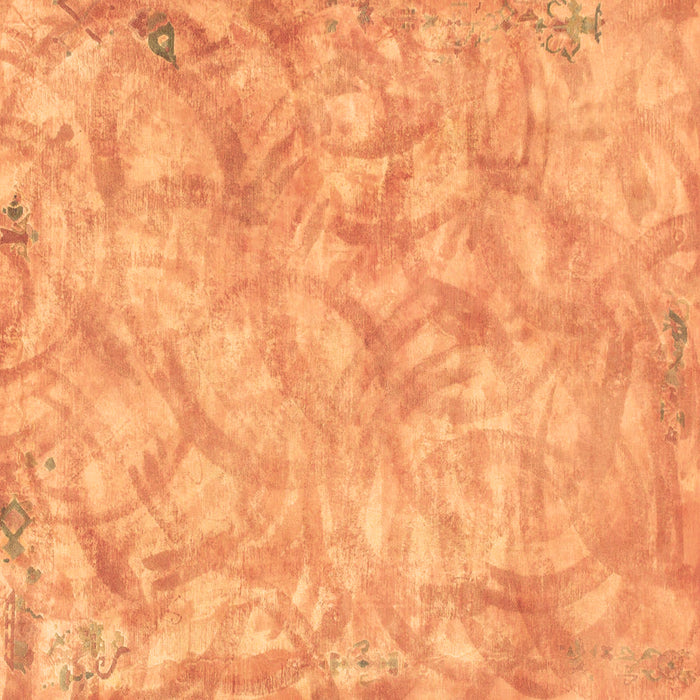 Square Machine Washable Abstract Brown Modern Rug, wshabs798brn