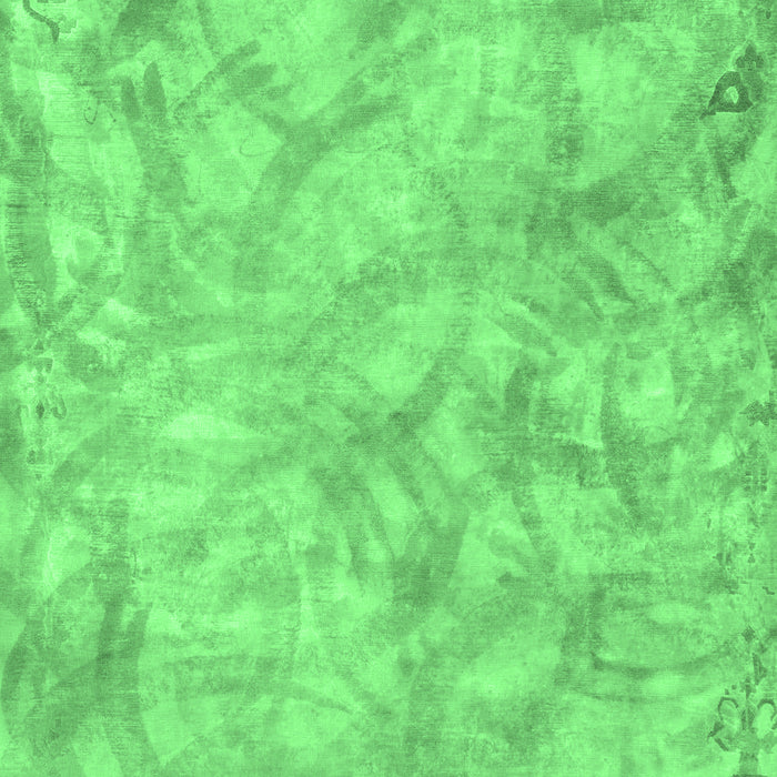 Abstract Emerald Green Modern Rug, abs798emgrn