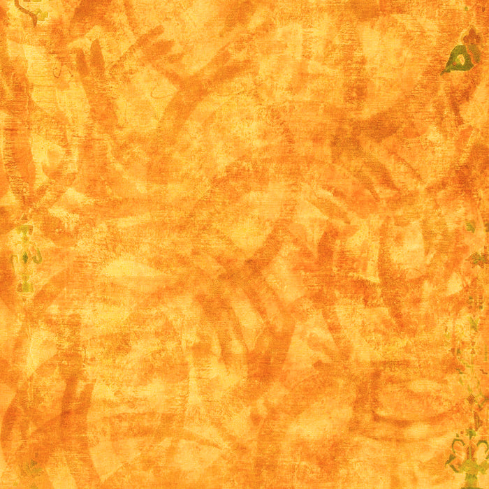 Machine Washable Abstract Yellow Modern Rug, wshabs798yw